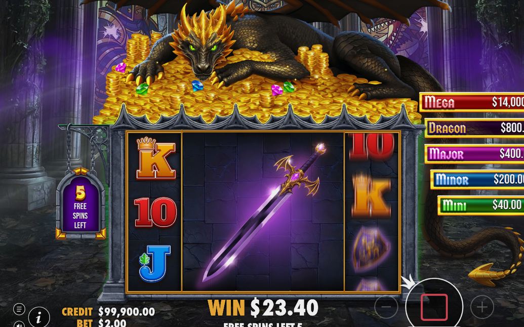 Free Spins with a giant symbol across reels 2-4